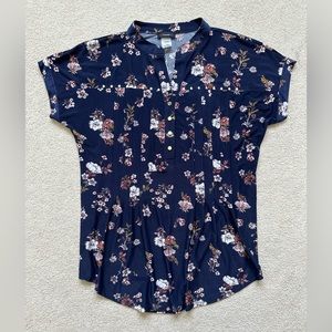 Cocomo Floral Short Sleeve Blouse - Women’s M